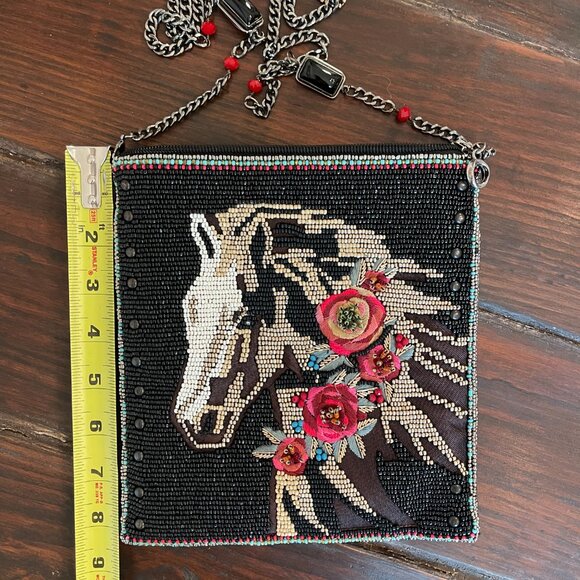 Mary Frances Full Stride Beaded Horse Mini Crossbody - Picture 6 of 6